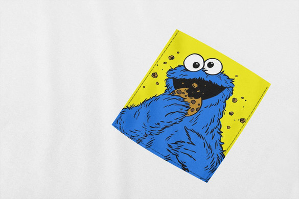 Koszulka z kieszonką CIASTECZKOWY POTWÓR