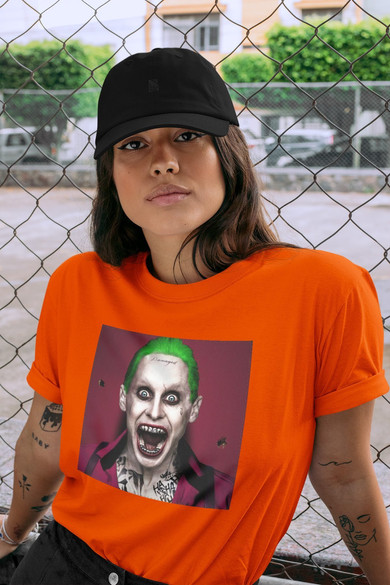 Koszulka z naszywką Joker Jared Leto Scream
