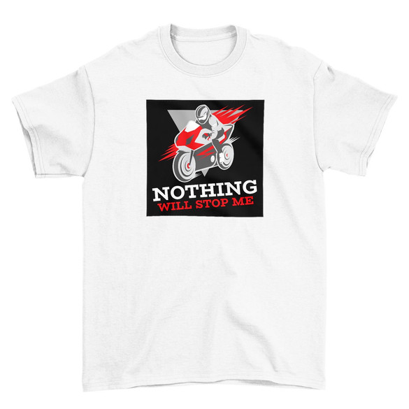 Koszulka z naszywką Nothing will stop me