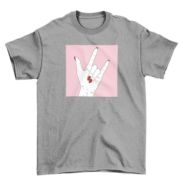 Koszulka z naszywką Sweet Metal Gesture