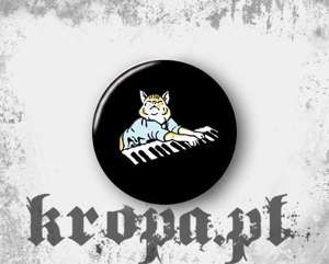 Przypinka KOT KLAWISZOWIEC 02