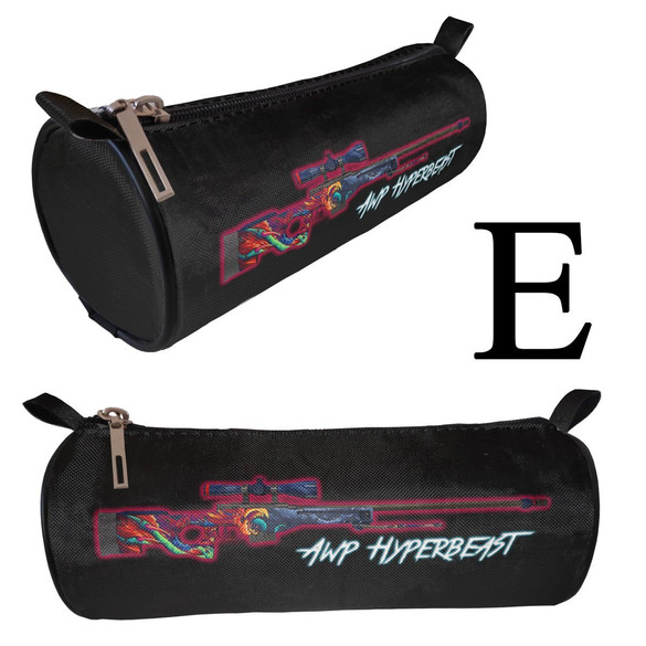 HYPER BEAST Piórnik szkolny tuba WZORY