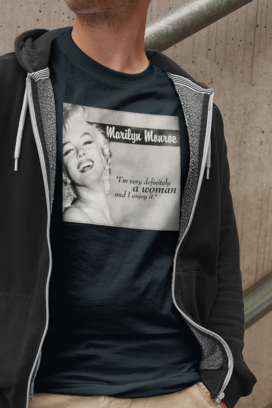 Koszulka z naszywką Marilyn Monroe 02