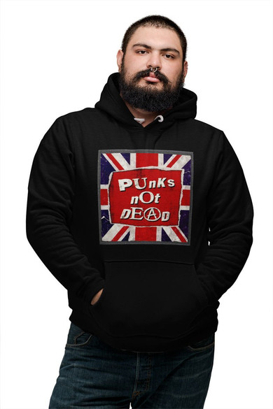 Bluza z naszywką Punks Not Dead 04