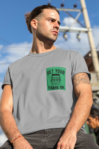Koszulka z kieszonką GET YOUR FRANK ON