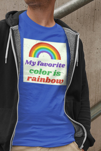 Koszulka z naszywką Favourite colour