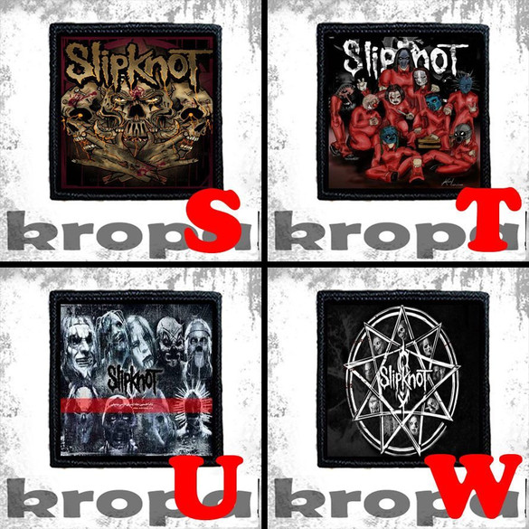 Naszywka SLIPKNOT 8 X 8 cm Dużo Wzorów!
