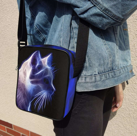 Torba Listonoszka FANTASY CAT Dodaj Napis!