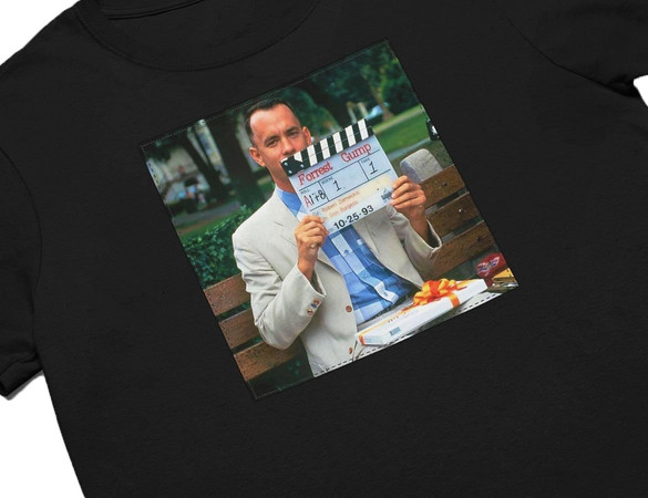 Koszulka z naszywką Forrest G. first scene