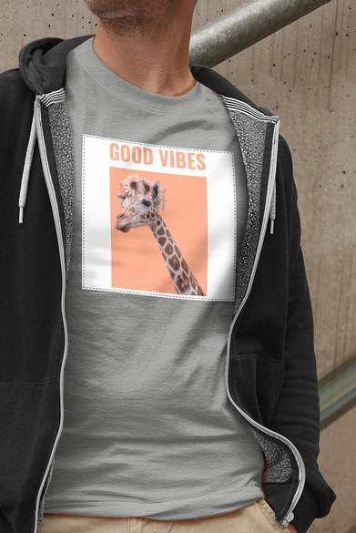 Koszulka z naszywką Good vibes