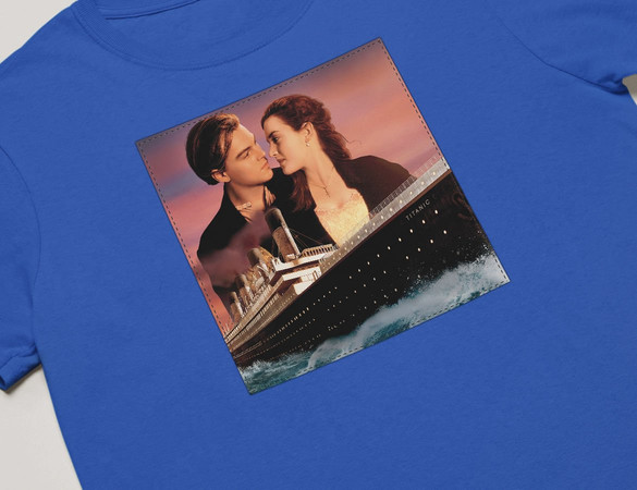 Koszulka z naszywką Titanic