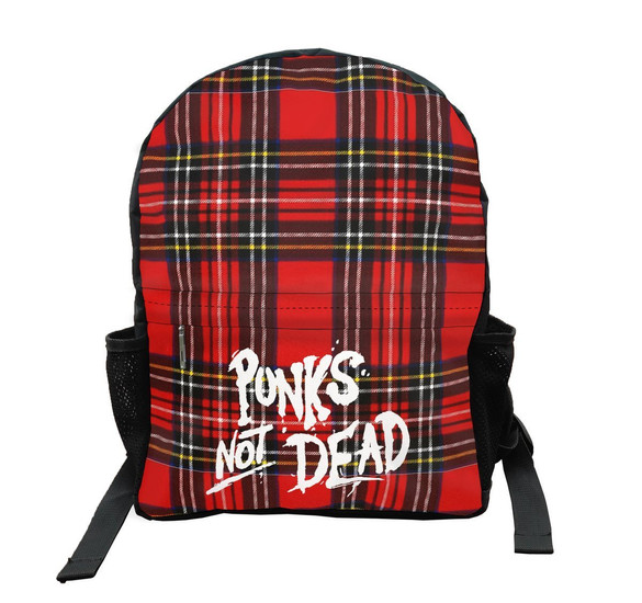 Plecak Szkolny PUNK'S NOT DEAD Dodaj napis!