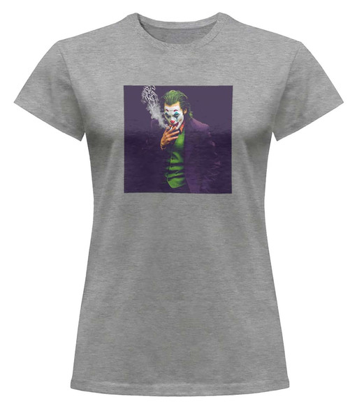 Bluzka damska z naszywką Joker Smoking