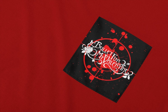 Koszulka z kieszonką Bullet For My Valent.