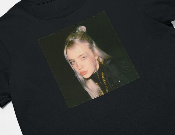 Koszulka z naszywką Billie Eilish 08