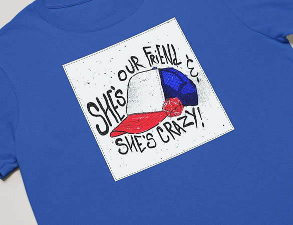 Koszulka z naszywką Stranger Things Cap