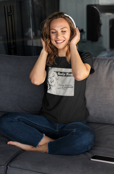 Bluzka damska z naszywką Marilyn Monroe 02