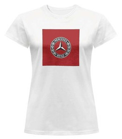 Bluzka damska z naszywką Mercedes BENZ