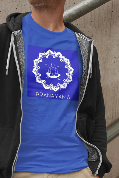 Koszulka z naszywką Pranayama