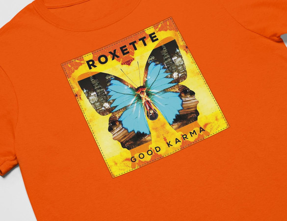 Koszulka z naszywką ROXETTE good karma