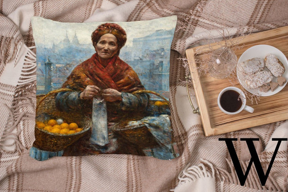 Poduszka ARTYŚCI OBRAZY SZTUKA 40 x 40 cm