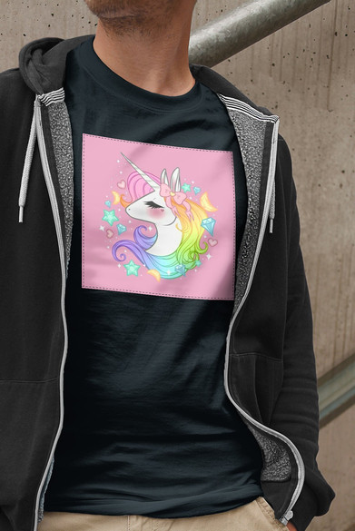 Koszulka z naszywką Unicorne 04