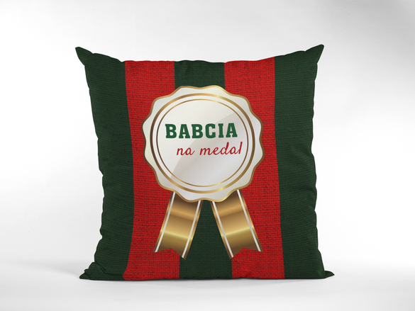 Poduszka na Dzień Babci. Magnes i Imię GRATIS!