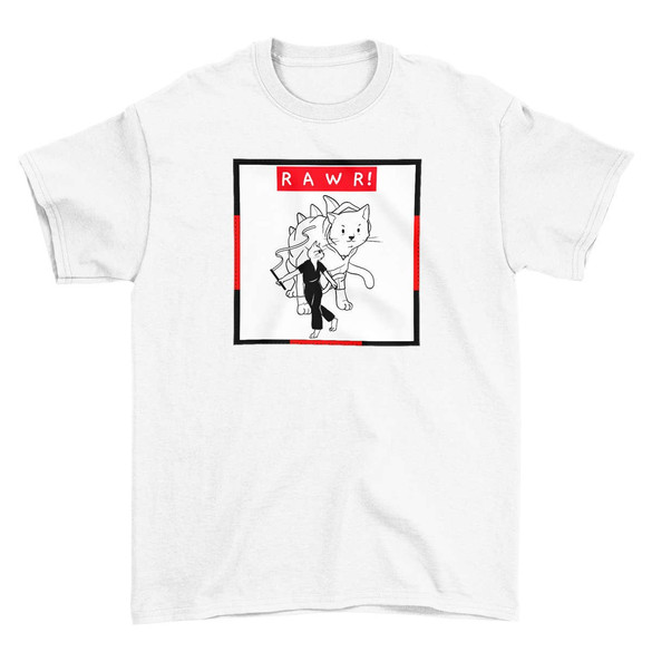 Koszulka z naszywką RAWR !