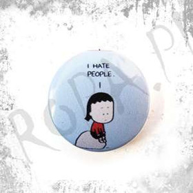 Przypinka I HATE PEOPLE
