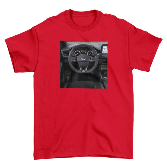 Koszulka z naszywką Ford kierownica