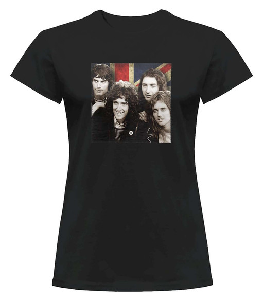 Bluzka damska z naszywką Queen Zespół