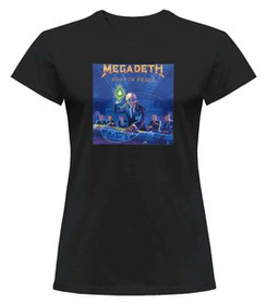 Bluzka damska z naszywką Megadeth Rust in...