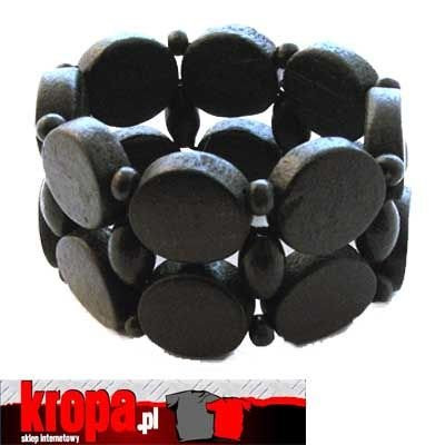 Bransoletka NATURAL "KOŁA" 01 (czarne)