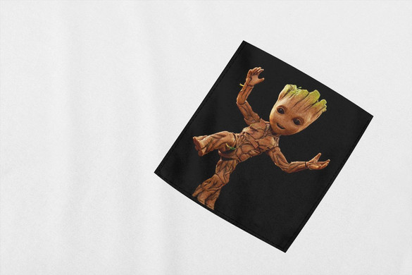 Koszulka z kieszonką I AM GROOT