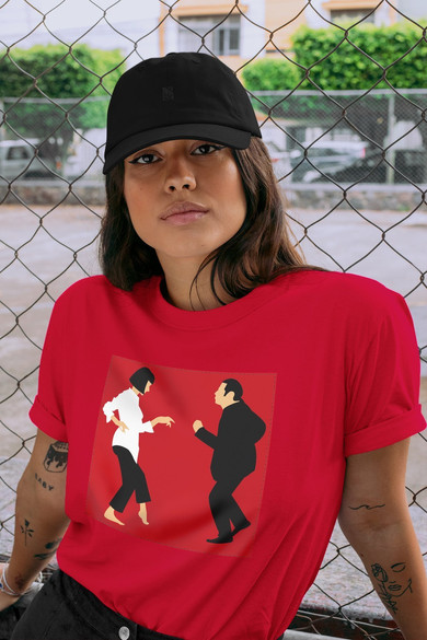 Koszulka z naszywką Pulp Fiction Dance