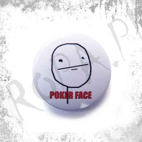 Przypinka POKERFACE