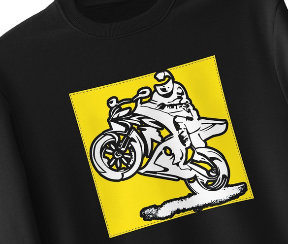 Bluza z naszywką Lubię zapierd..lać 05