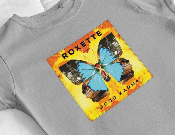 Bluzka damska z naszywką ROXETTE good karma