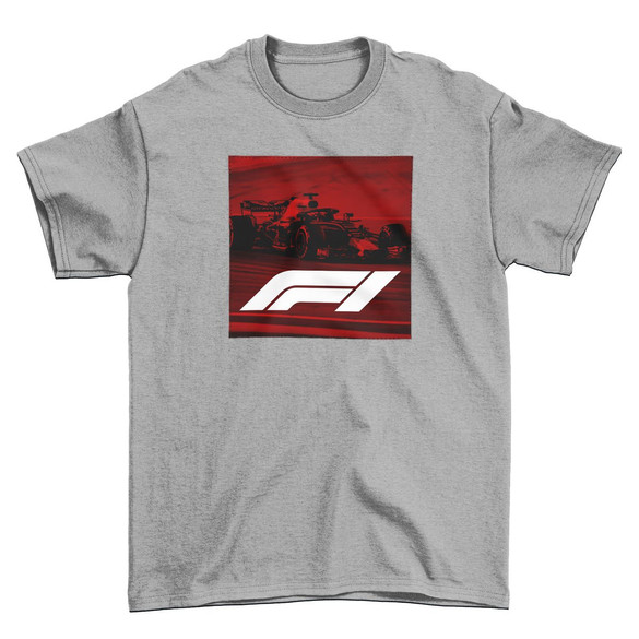 Koszulka z naszywką F1 poster