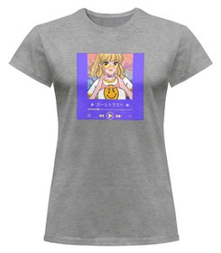 Bluzka damska z naszywką Music window