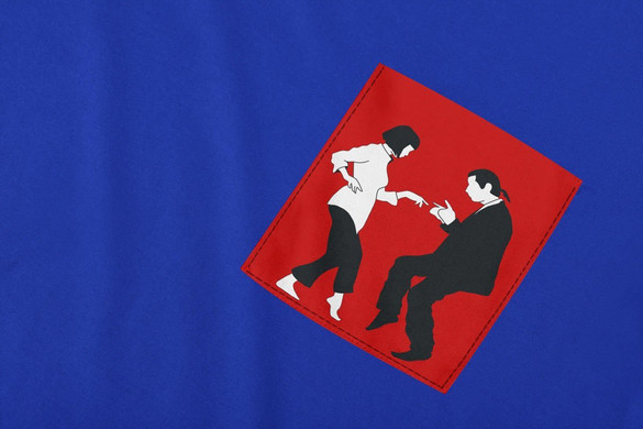 Koszulka z kieszonką PULP FICTION DANCE