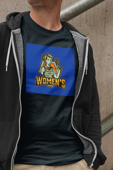 Koszulka z naszywką WOMEN;S STRENGHT