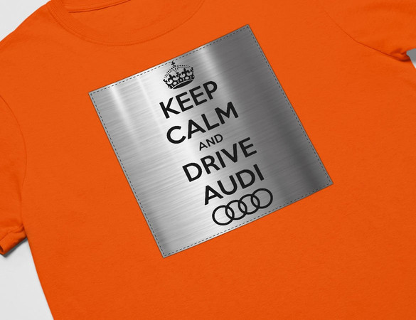 Koszulka z naszywką Audi Keep Calm
