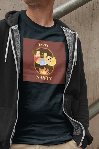 Koszulka z naszywką Tasty Nasty