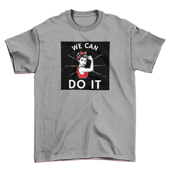 Koszulka z naszywką We Can Do It