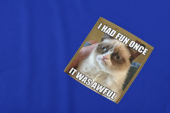 Koszulka z kieszonką I HAD FUN ONCE