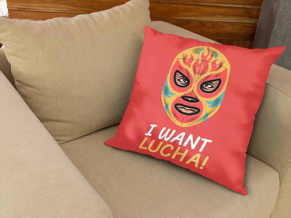 Poduszka I want Lucha