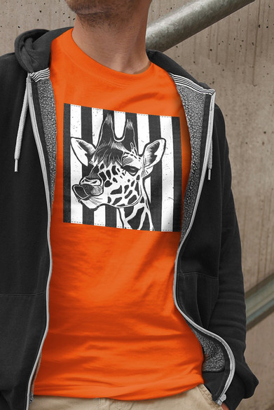 Koszulka z naszywką Giraffe/ żyrafa