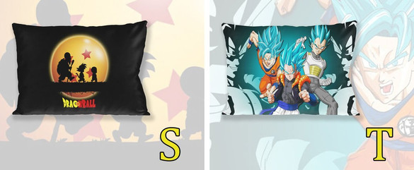 Poduszka DRAGON BALL  60x40cm WZORY
