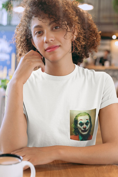 Koszulka z kieszonką JOKER FACE 1
